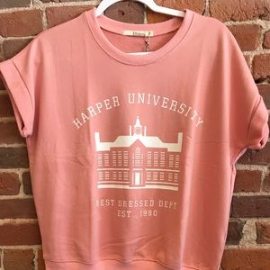 Harper University Short Sleeve Sweatshirt